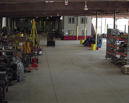 Sargents Equipment & Repair Service shop interior