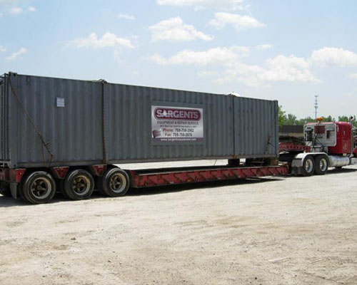 Sargents Equipment & Repair Service container truck
