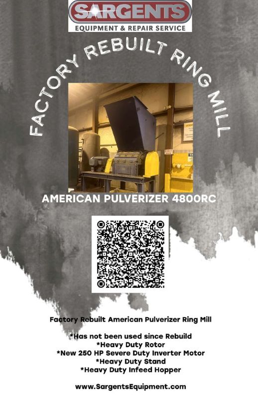 Factory Rebuilt Ring Mill flyer
