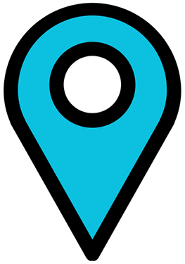blue pin
