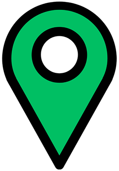 green pin